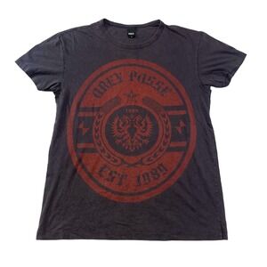 Obey Posse Graphic Tee Thrifted Vintage Style Size S